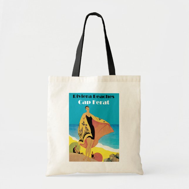 Riviera Beaches ~ Cap Ferat Tote Bag (Front)