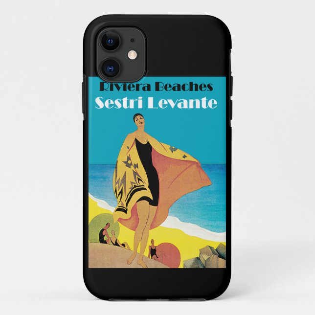 Riviera Beaches ~ Sestri Levante Case-Mate iPhone Case (Back)