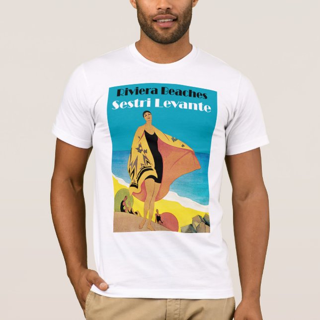 Riviera Beaches ~ Sestri Levante T-Shirt (Front)