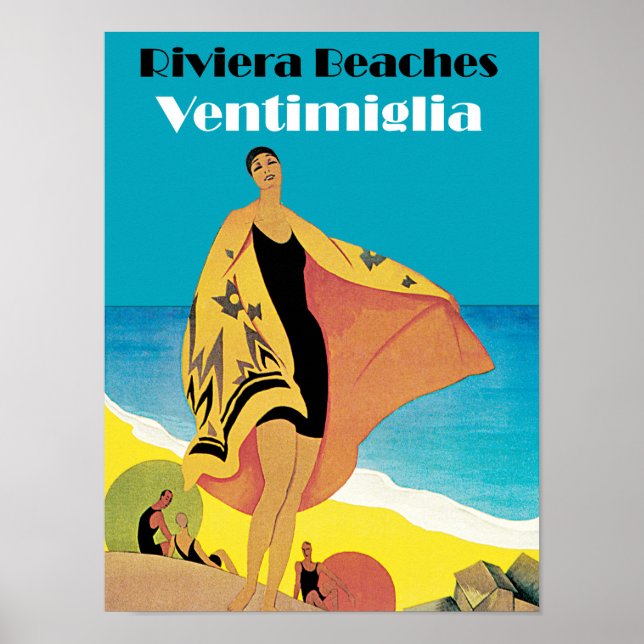 Riviera Beaches ~ Ventimiglia Poster (Front)