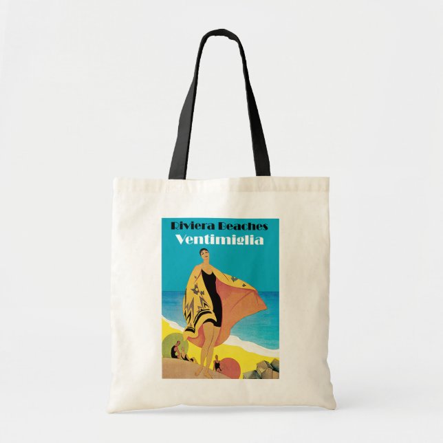 Riviera Beaches ~ Ventimiglia Tote Bag (Front)