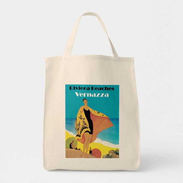 Riviera Beaches ~ Vernazza Tote Bag (Front)