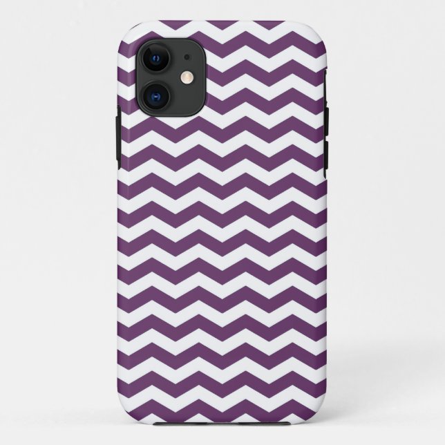 Riviera Lavendar Wave Chevron Case-Mate iPhone Case (Back)