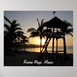 Riviera Maya Cancun Mexico Caribbean Sea Poster