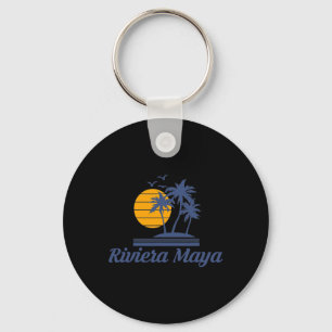 Riviera Maya Mexico Beach Tourist Souvenir Vacatio Key Ring