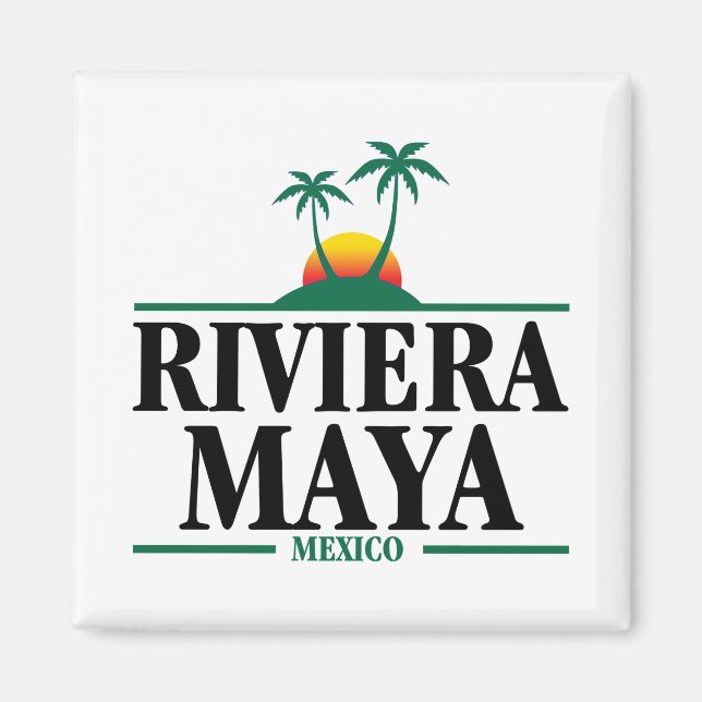 Riviera Maya Mexico Magnet (Front)