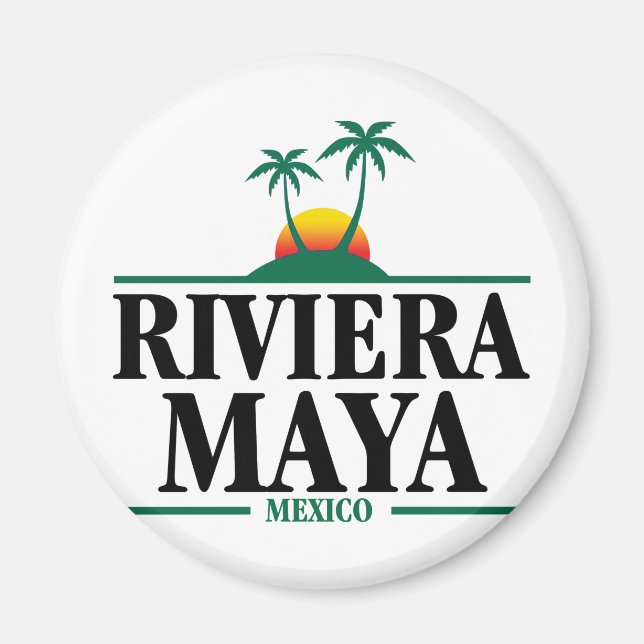 Riviera Maya Mexico Magnet (Front)