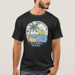 Riviera Maya Mexico Vintage T-Shirt<br><div class="desc">Riviera Maya vector art design. The Riviera Maya is a stretch of Caribbean coastline on Mexico’s northeastern Yucatán Peninsula.</div>