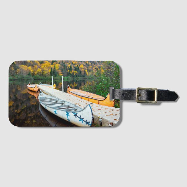 Rivière Jacques-Cartier | Rabaskas Dock Luggage Tag (Front Horizontal)