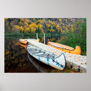 Rivière Jacques-Cartier Rabaskas Dock Poster