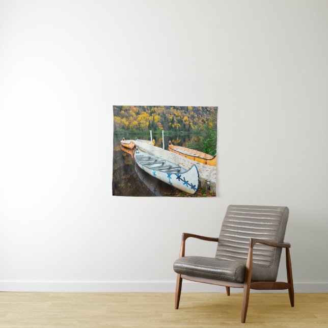 Rivière Jacques-Cartier | Rabaskas Dock Tapestry (In Situ (Horizontal))