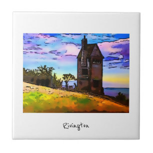 Rivington Pigeon Tower Leverhulmes Garden Horwich Ceramic Tile