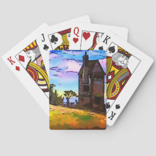 Rivington Pigeon Tower Leverhulmes Garden Horwich Playing Cards