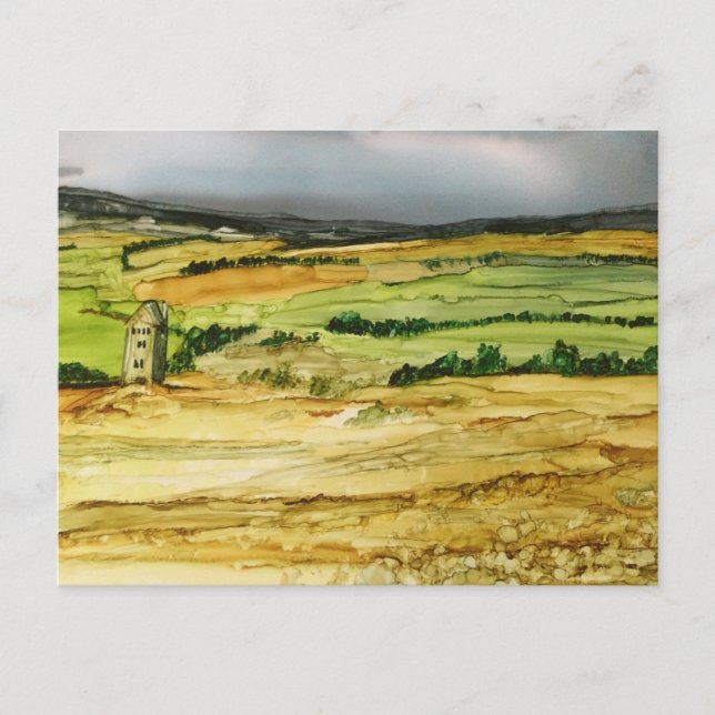 Rivington Pigeon Tower Leverhulmes Garden Horwich  Postcard (Front)