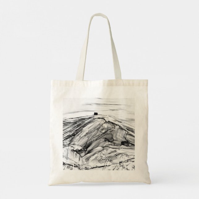 Rivington Pike Horwich Castle Tote Bag (Back)