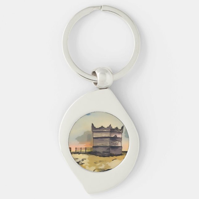 Rivington Pike Lookout Tower Key Ring (Front)