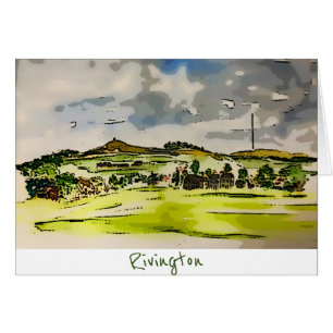 Rivington Winter Hill Landscape  