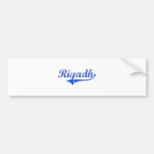 Riyadh City Classic Bumper Sticker