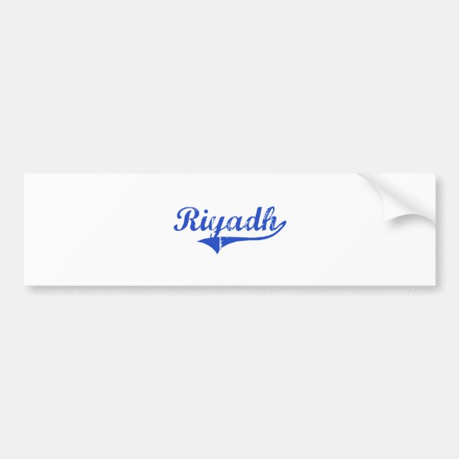 Riyadh City Classic Bumper Sticker (Front)