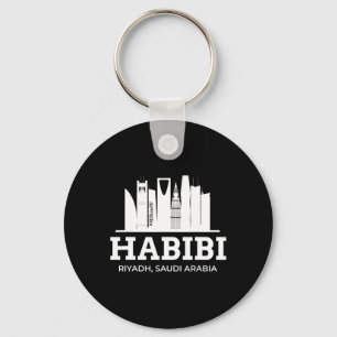 Riyadh Habibi Love Saudi Arabia Vacation Souvenir Key Ring