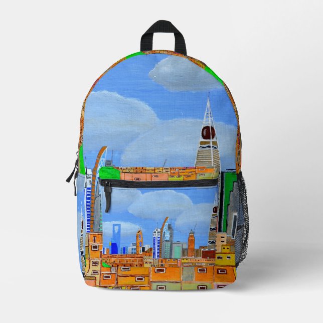 Riyadh, Saudi Arabia backpack  (Front)