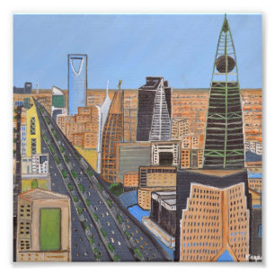 Riyadh, Saudi Arabia print