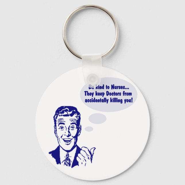 Riyah-Li Designs Be Kind To Nurses Key Ring (Front)