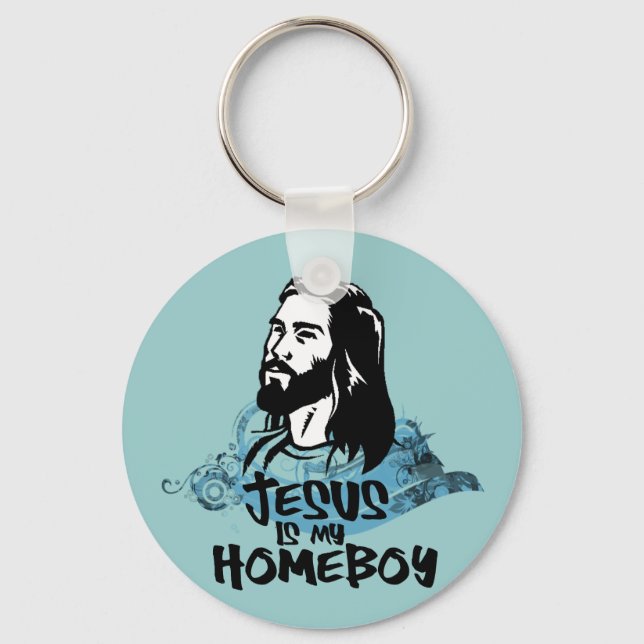 Riyah-Li Designs Jesus is My Homeboy Key Ring (Front)