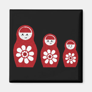 Riyah-Li Designs Nesting Doll Three Magnet