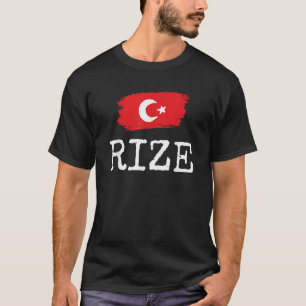 Rize City Turkey Vacation Town Turkish Women Men R T-Shirt