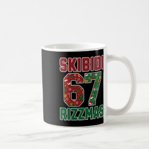 Rizz Christmas 67 Funny Xmas Gen Alpha Skibidi Riz Coffee Mug