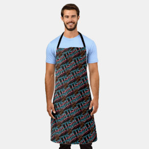 Rizz Em With The Tism Meme Autism Funny Racoon Apron