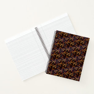 Rizz Em With The Tism Meme Autism Funny Racoon Notebook