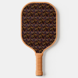 Rizz Em With The Tism Meme Autism Funny Racoon Pickleball Paddle