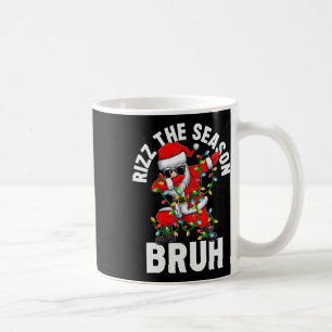 Rizz The Season Bruh Christmas Rizzmas Santa Claus Coffee Mug