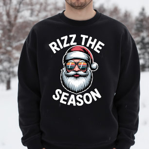 "Rizz The Season" Cool Santa Sweatshirt