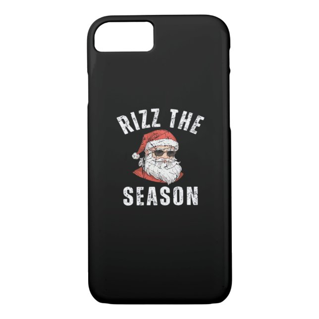 Rizz The Season Funny Santa Merry Rizzmas Rizzler  Case-Mate iPhone Case (Back)