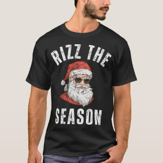 Rizz the Season Funny Santa Merry Rizzmas Rizzler T-Shirt