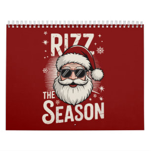 Rizz The Season Santa Claus Rizzmas Funny Xmas Calendar