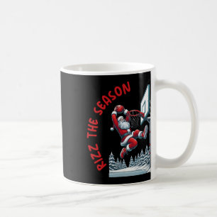 Rizz The Season Santa Claus Sketll Funny Boys Chri Coffee Mug