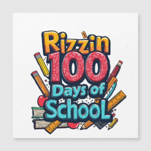 Rizzin 100 Days of School Gen Alpha Funny