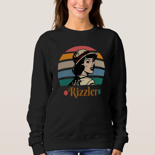 Rizzler Gen Z Urban Slang Sweatshirt (Front)
