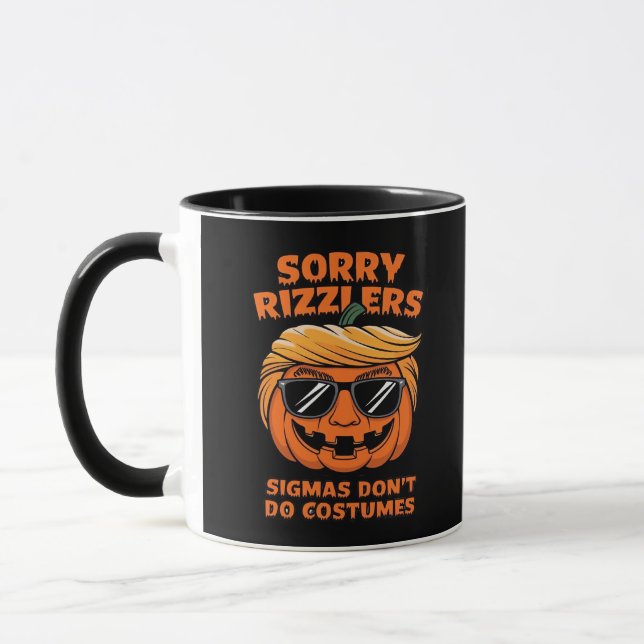Rizzlers, Sigmas Don’t Do Costumes - Trumpkin Sigm Mug (Left)