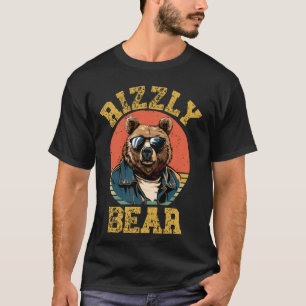 Rizzly Bear Funny Rizz W Rizz Viral Internet Meme T-Shirt