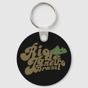 rj / brasil / riodejaneiro key ring
