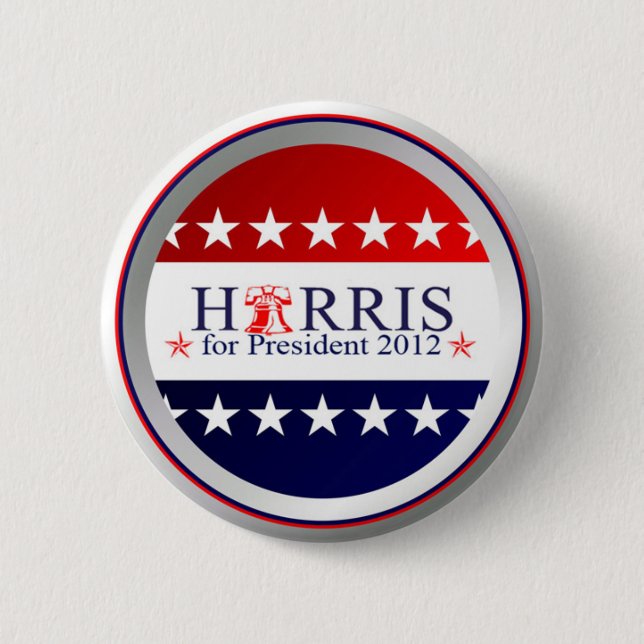 RJ Harris for President 2012 Button (Front)