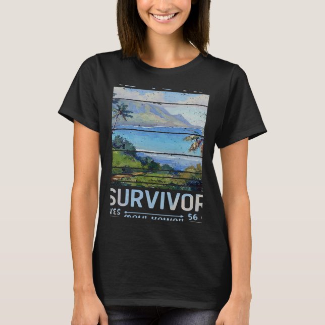 RJC Road to Hana Survivor Maui Hawaii Trip Adventu T-Shirt (Front)