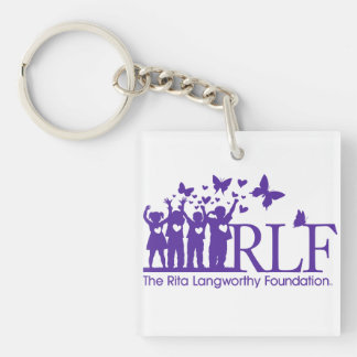 RLF Logo Square (double-sided) Keychain