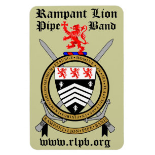 RLPB Crest Magnet 4X6 -  - Gothic w/URL 1