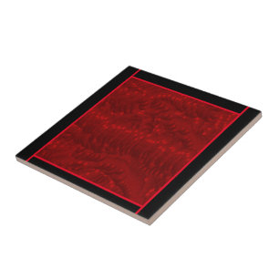 RMdesignflo5557flo CeramicTile coler Rrd andBlack Ceramic Tile